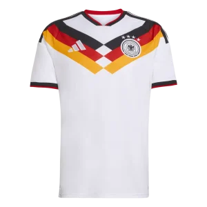 Allemagne Domicile Maillot Coupe du Monde 2026 Blanc Grande Taille