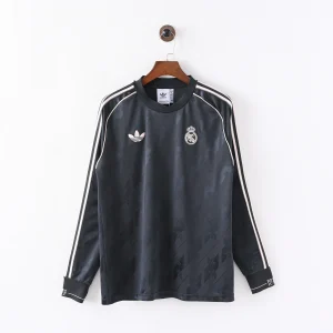 Maillot Real Madrid Manches Longues Retro Vintage 2024-2025 Third Lifestyler Homme